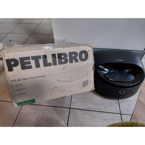 PETLIBRO POLAR PLASTIC BOWL BLACK CAT PET AUTOMATIC FEEDER REFRIGERATED MEAL - Picture 8 of 10